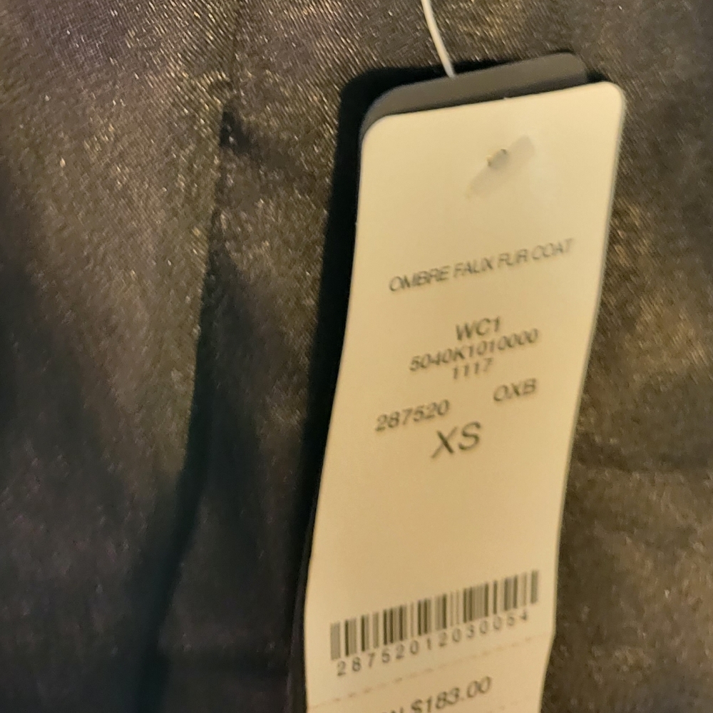 Bebe Ombre Faux Fur Coat - Picture 15 of 17